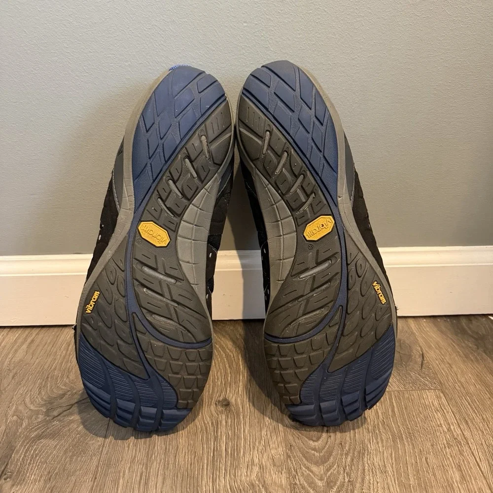 Merrell Mens Barefoot Shoes GORE-TEX Embark Glove Black Olympia Blue Size 12